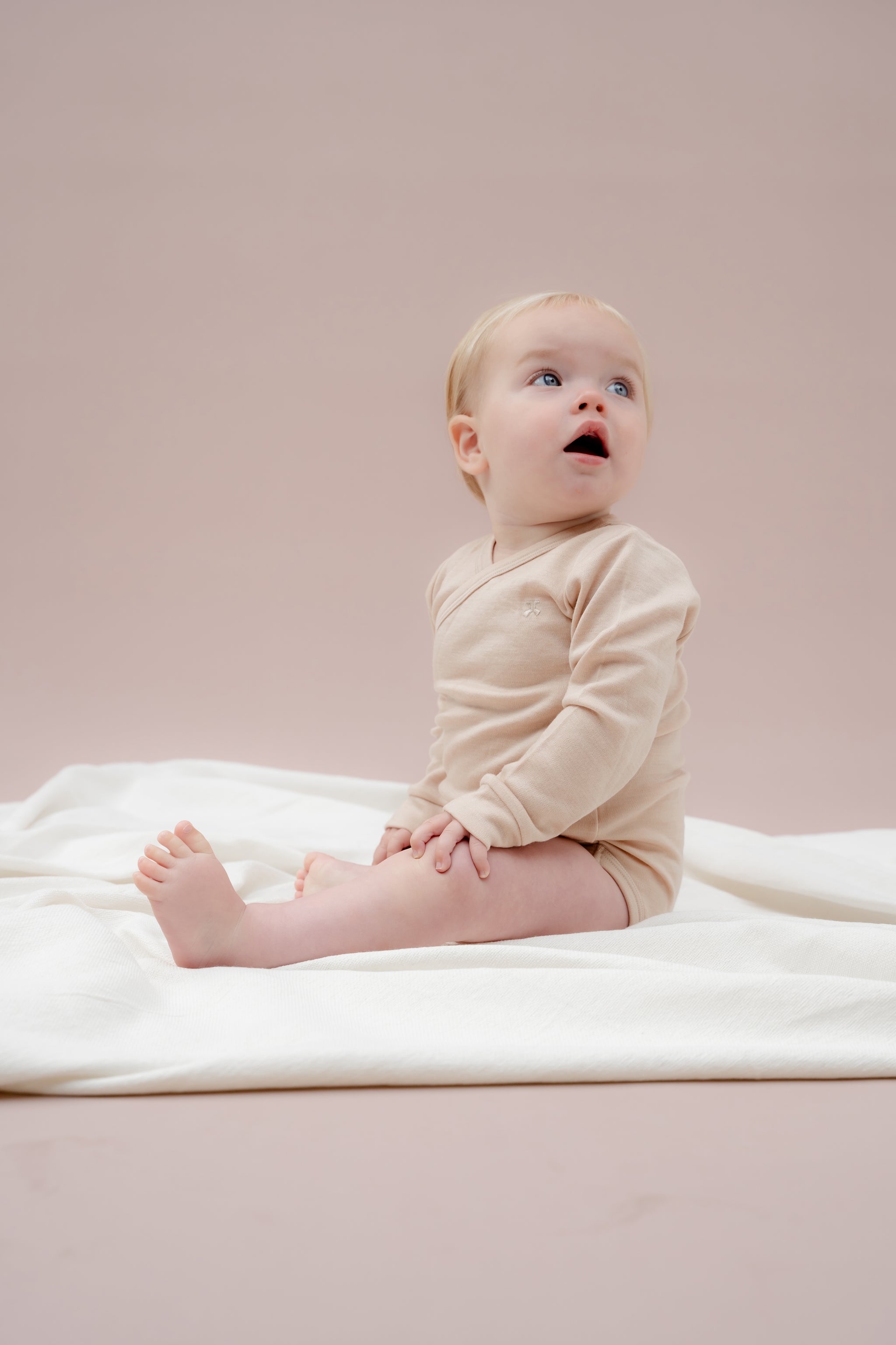 Wrap Romper Silk Blend