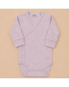 Wrap Romper Silk Blend Lilac