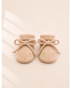 Silk blend Booties Cappuccino