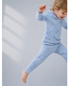 Silk Pants Baby Blue