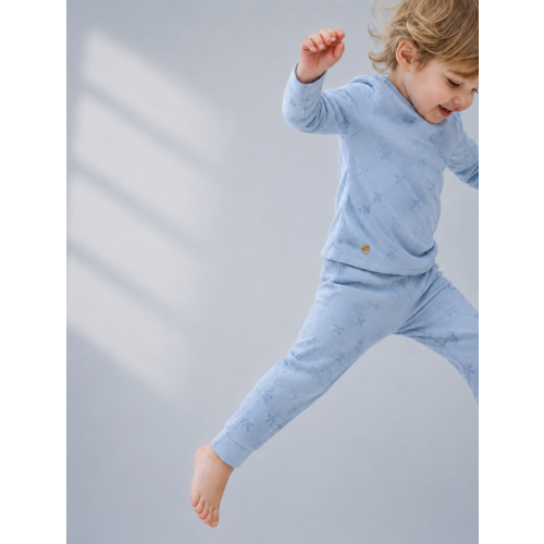 Silk Pants Baby Blue