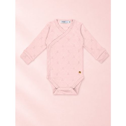 Wrap Romper Silk blend Baby Pink